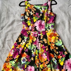 Floral A-Line Dress